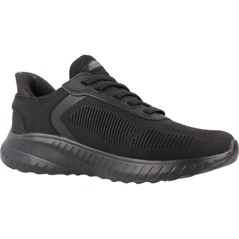 Pantofi sport barbati Skechers Bob Squad Chaos - Solid Step, Negru
