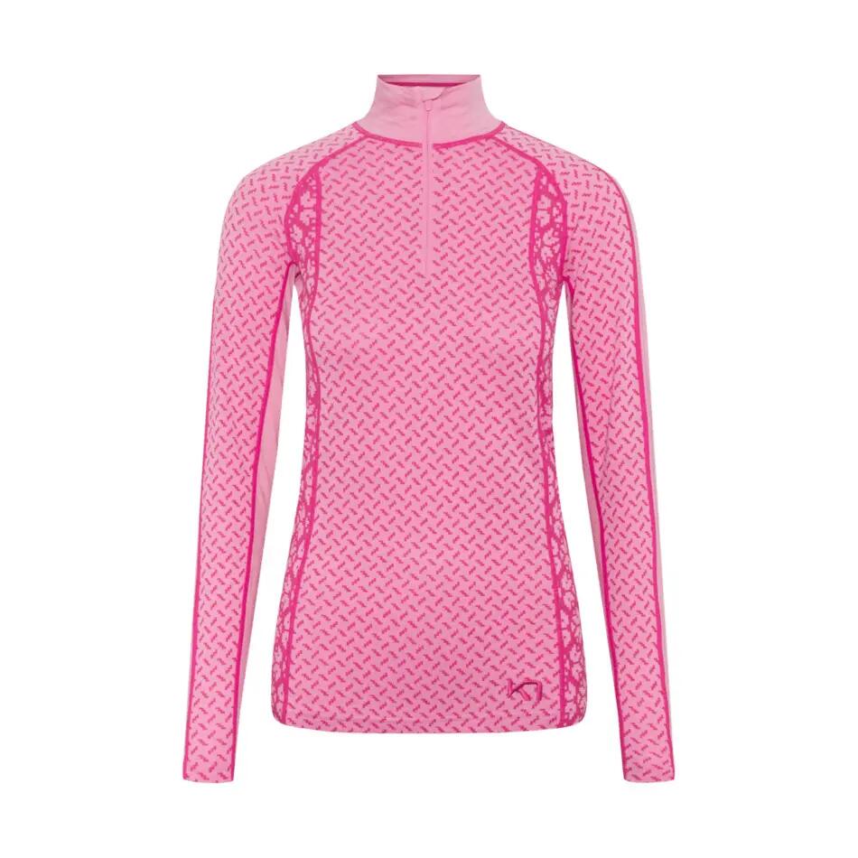 Camiseta interior 1/2 cremallera mujer Kari Traa Lekker 1/4