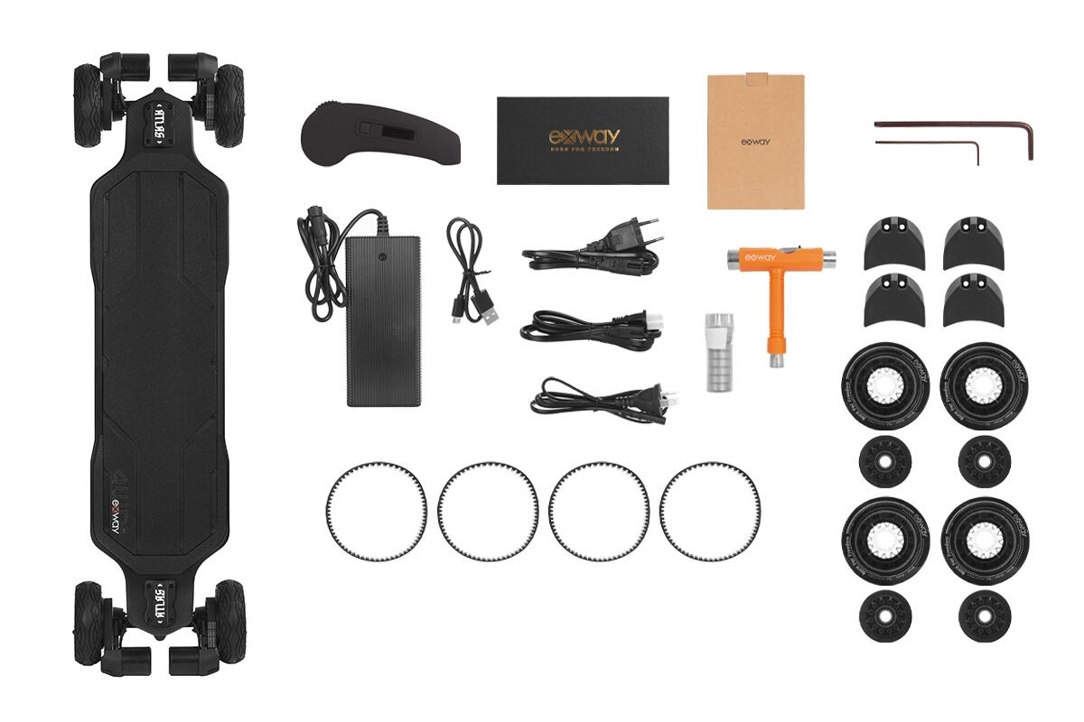 Elektrický longboard Exway Atlas 4WD 2v1 5/7