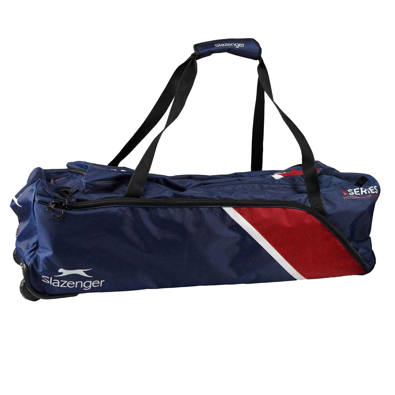 Slazenger V60 Logo Cricket Wheeled Duffel Bag