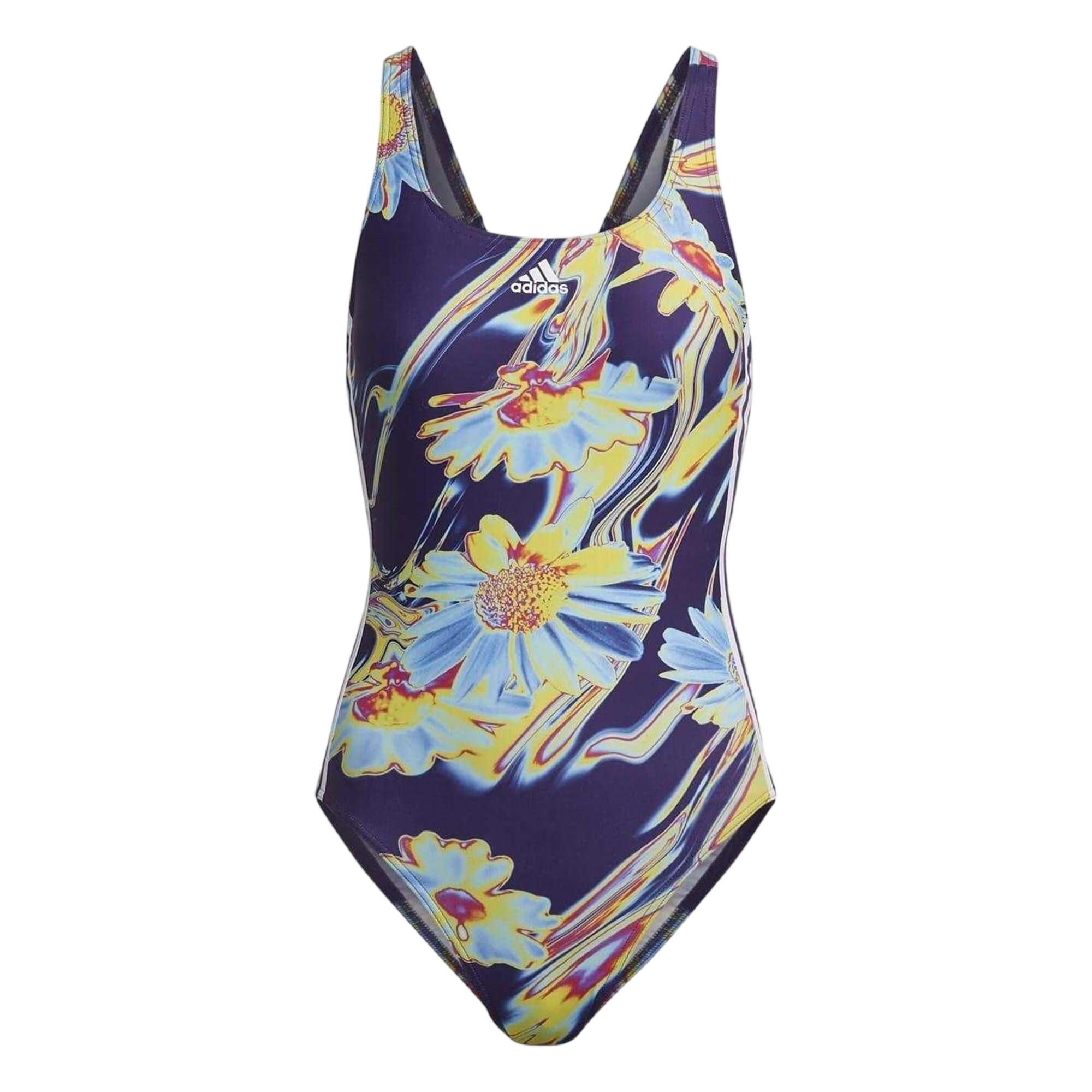 Adidas Womens/Ladies Floral One Piece Swimsuit