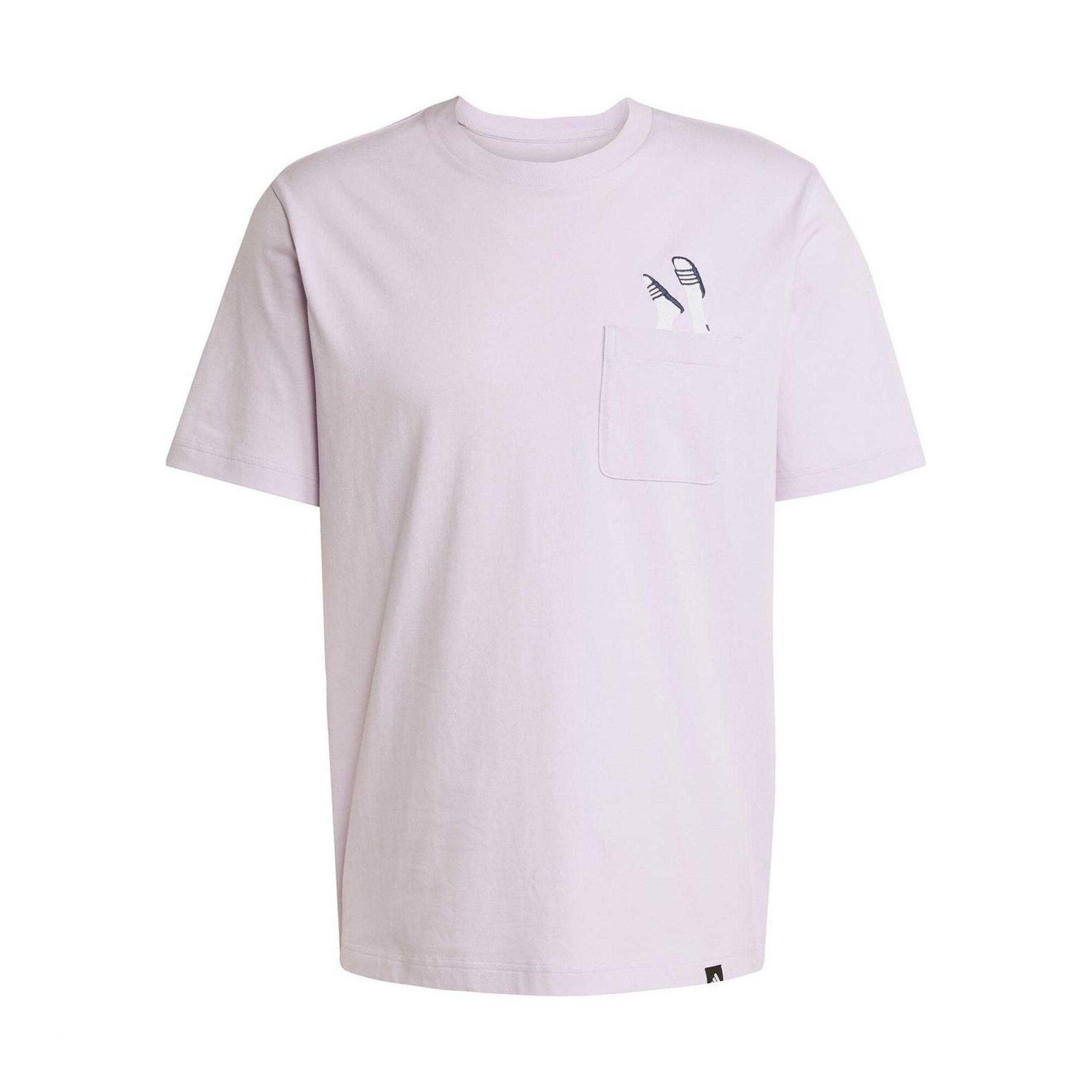 Adidas Mens Pocket Slide Cotton T-Shirt