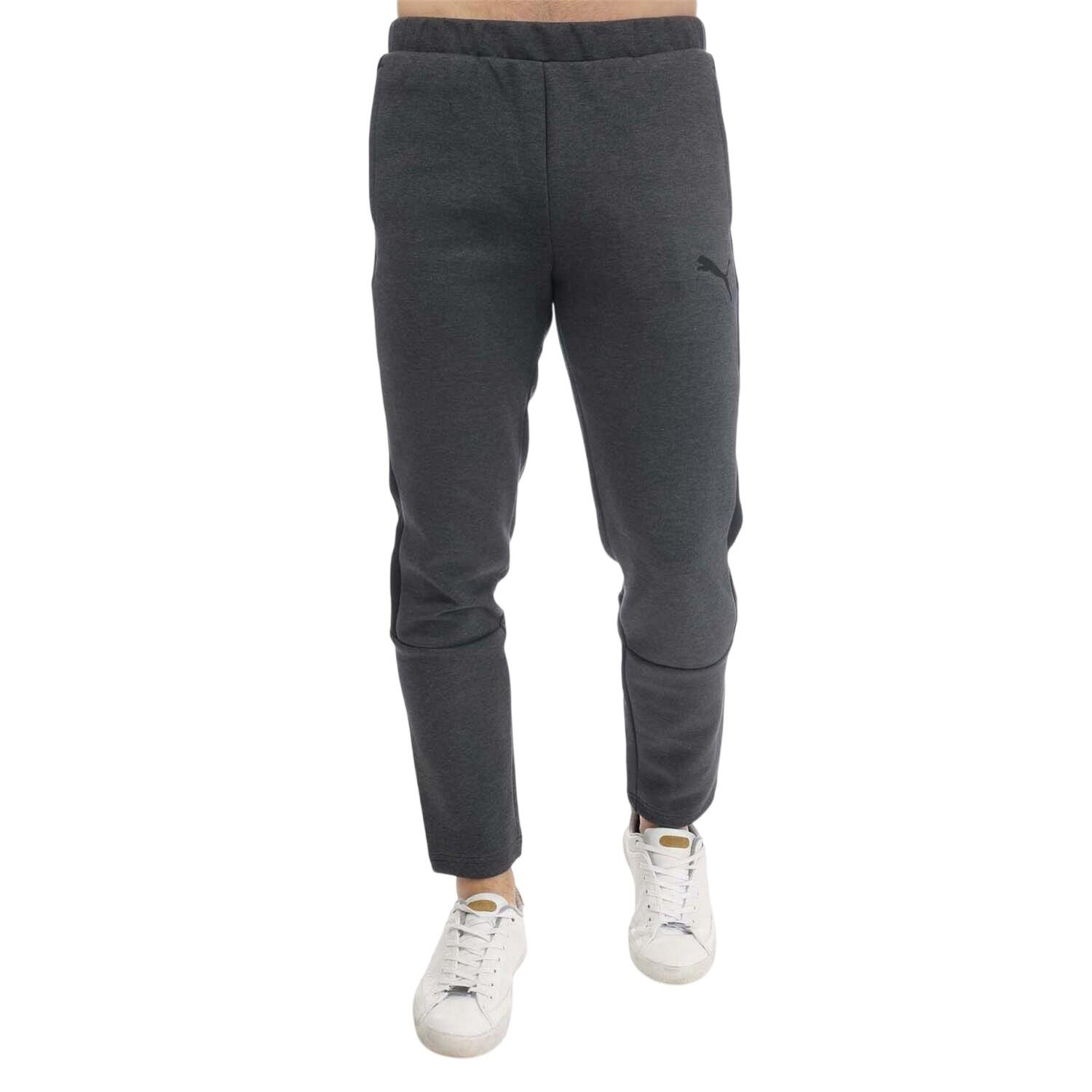 Puma Mens Evostripe Core Cotton Blend Tracksuit Bottoms