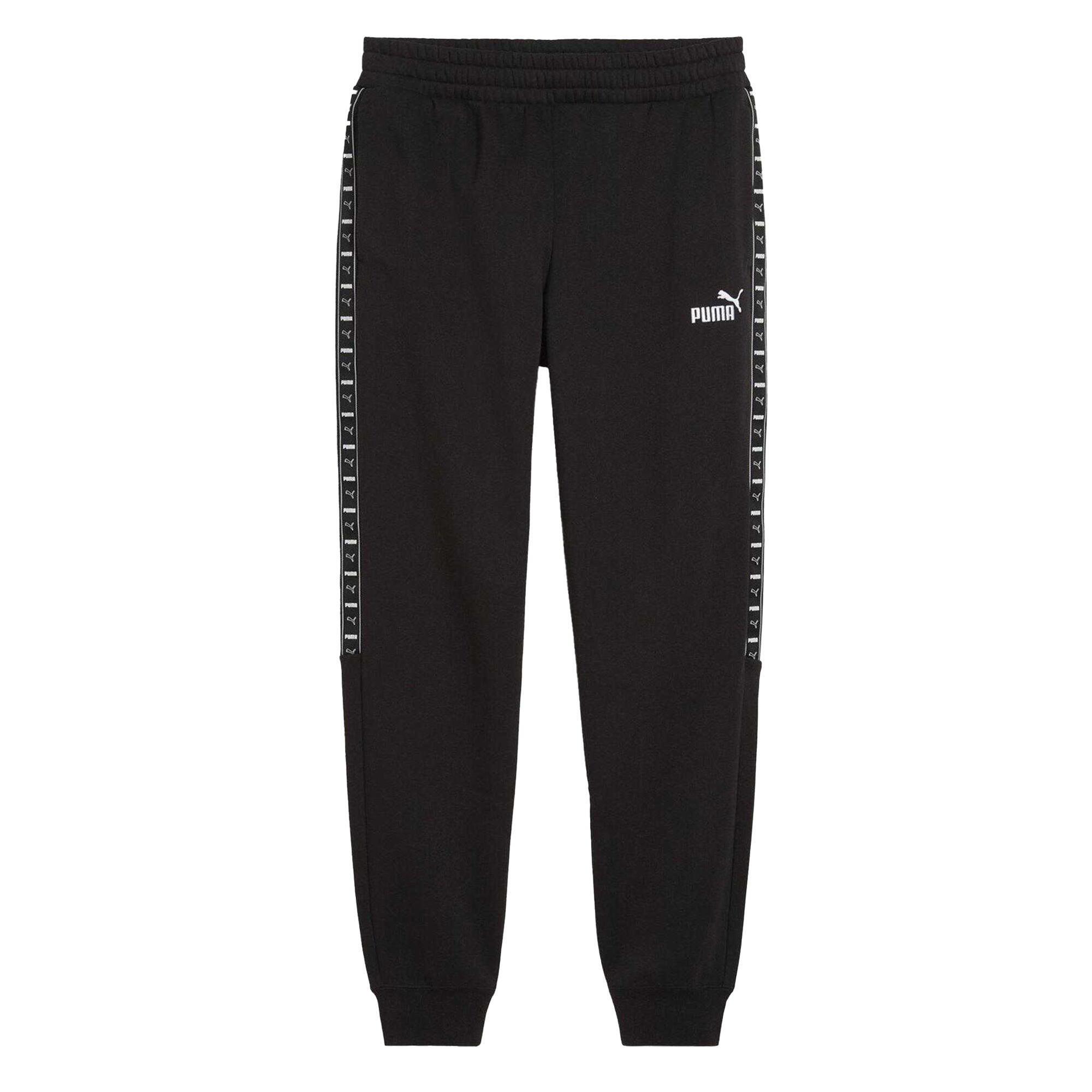 Puma Mens Fleece Ribbed Cuff Joggers