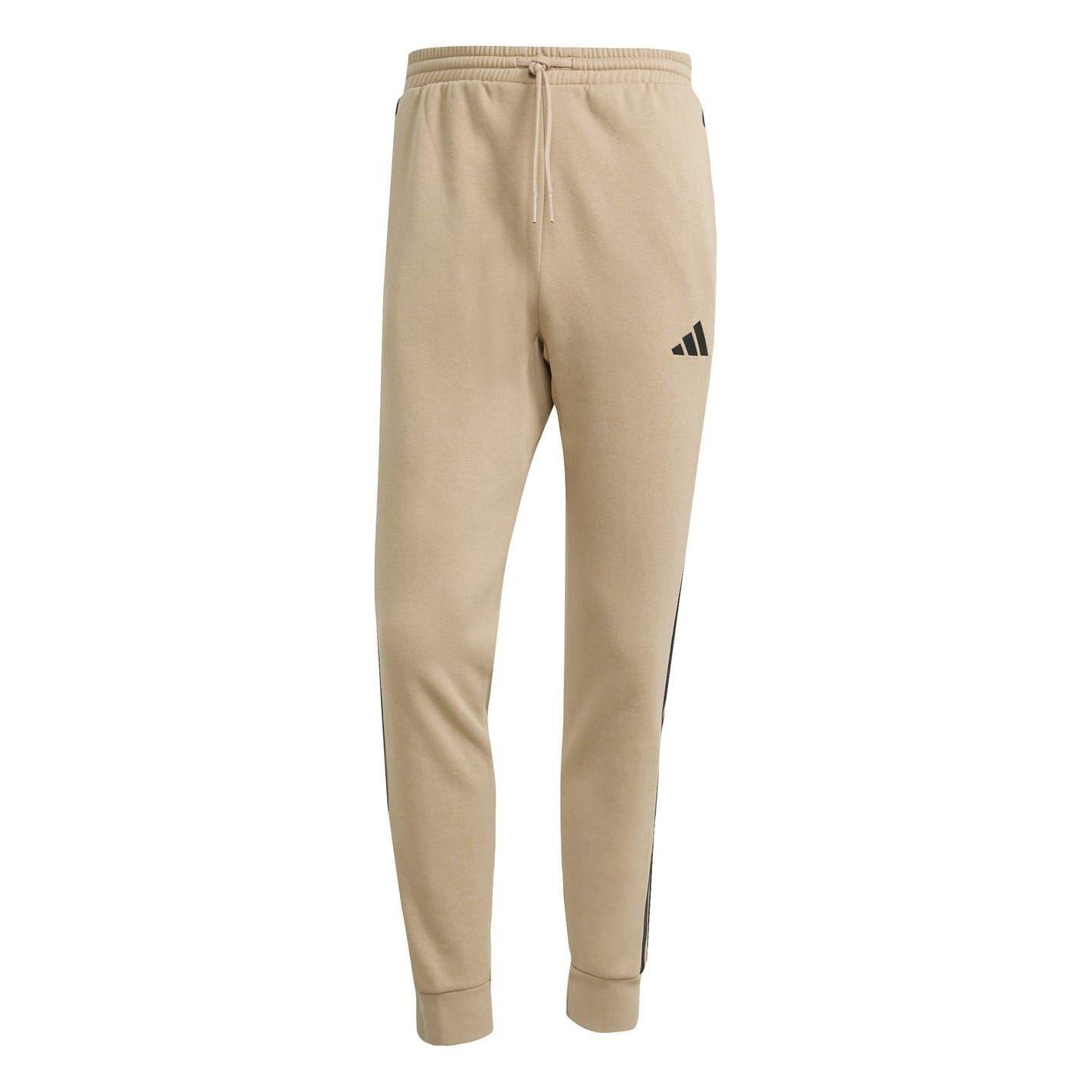 Adidas Mens Essentials Stripe Tapered Joggers