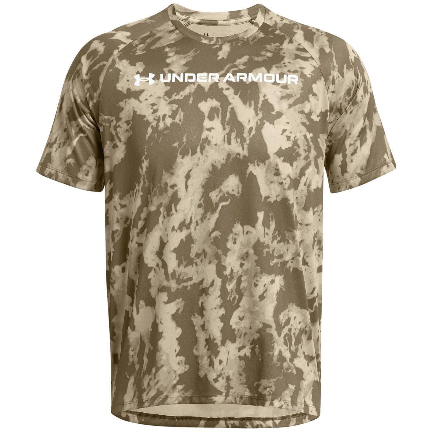 Under Armour Mens Camo Technical Regular T-Shirt
