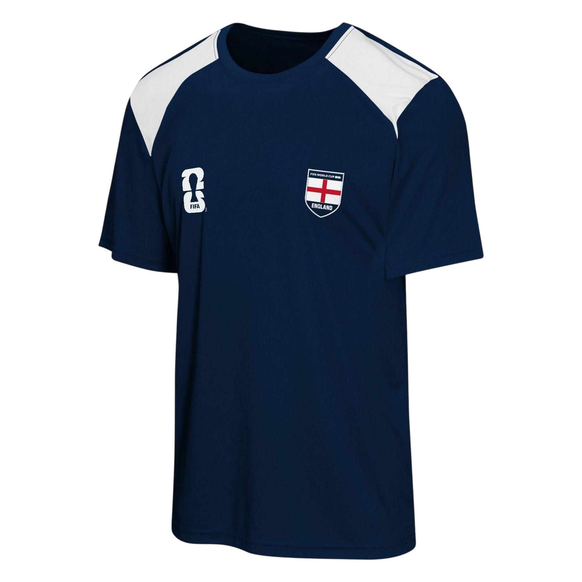 Fifa Mens World Cup England FA Short-Sleeved Polo Shirt