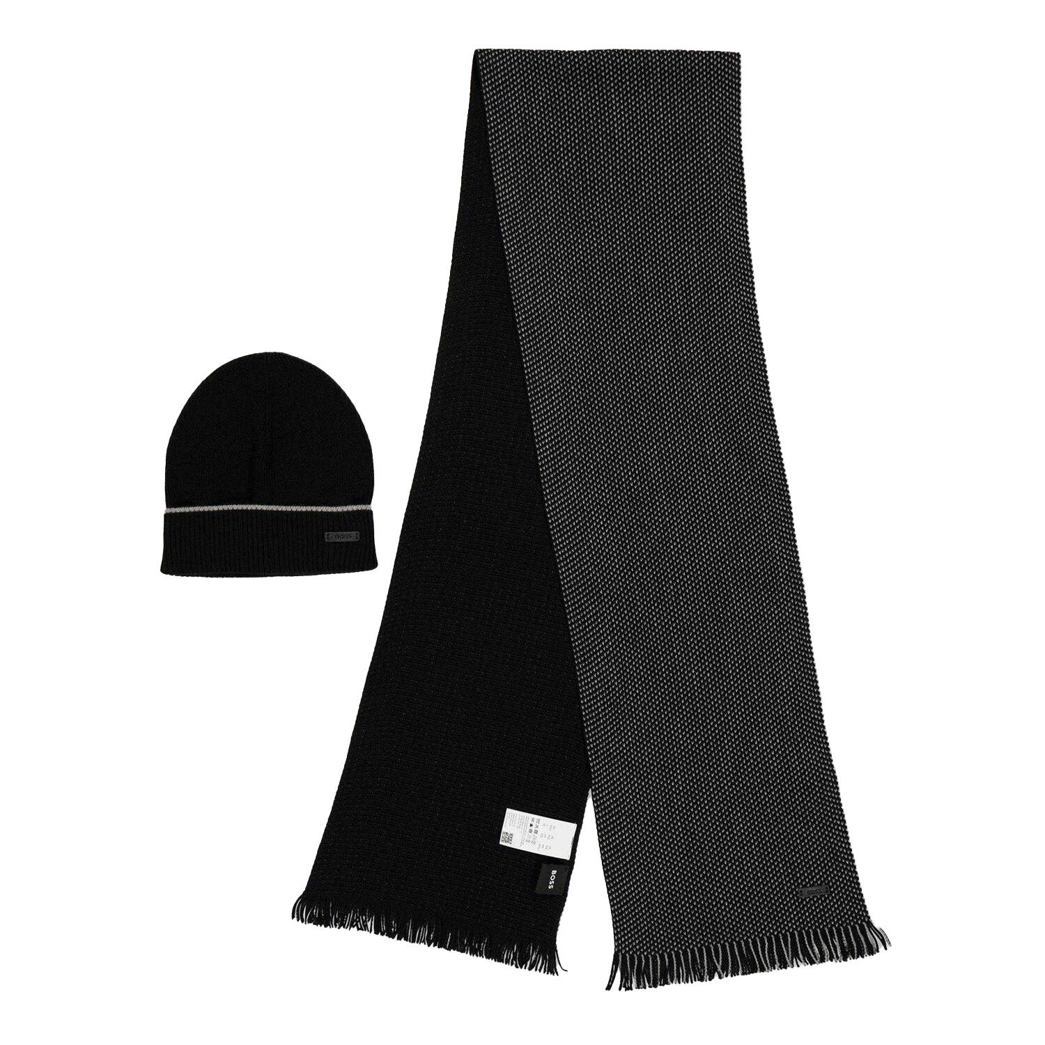 Boss Mens Midweight Midweight Hat And Scarf Set