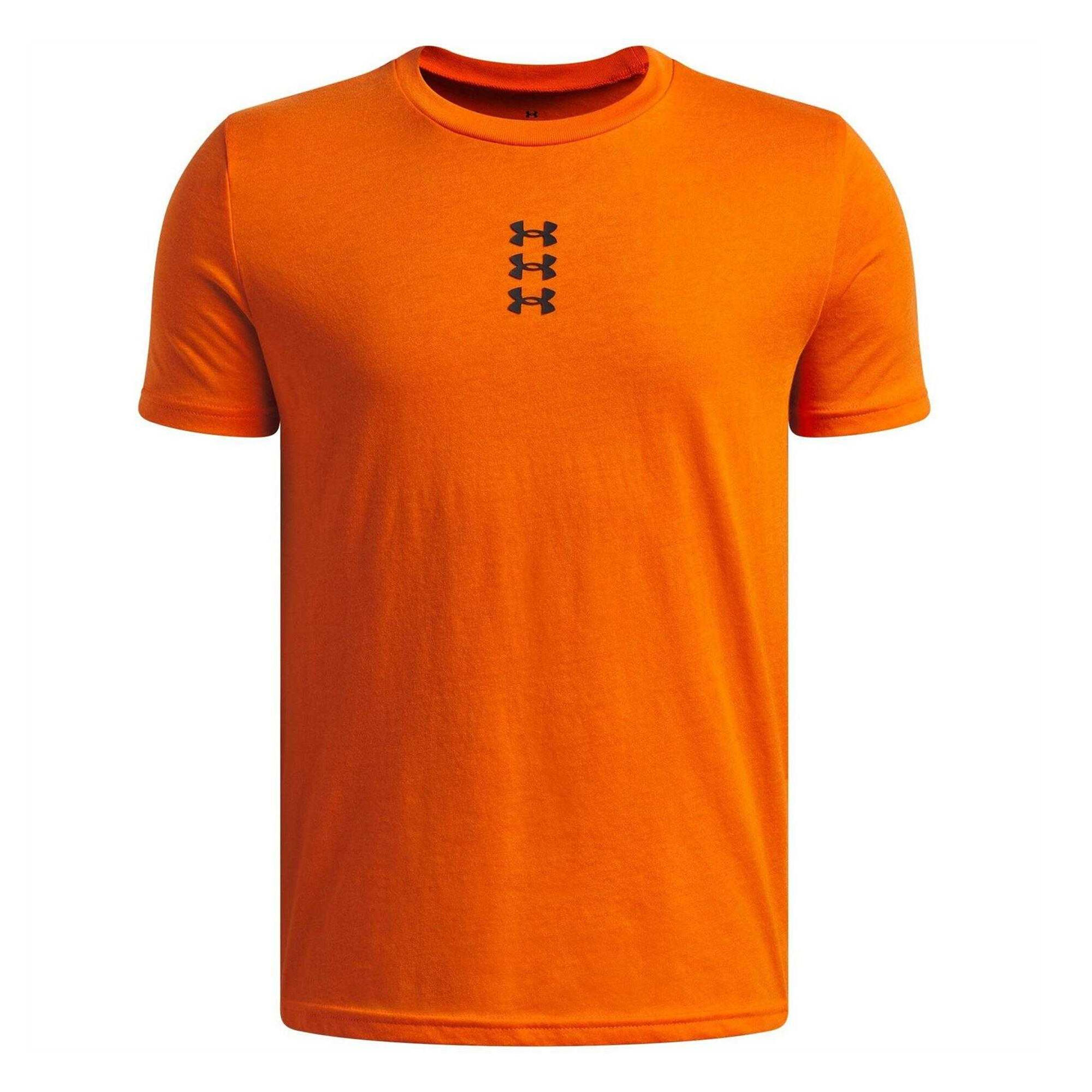 Under Armour Childrens/Kids Performance Triple Logo Basketball T-Shirt