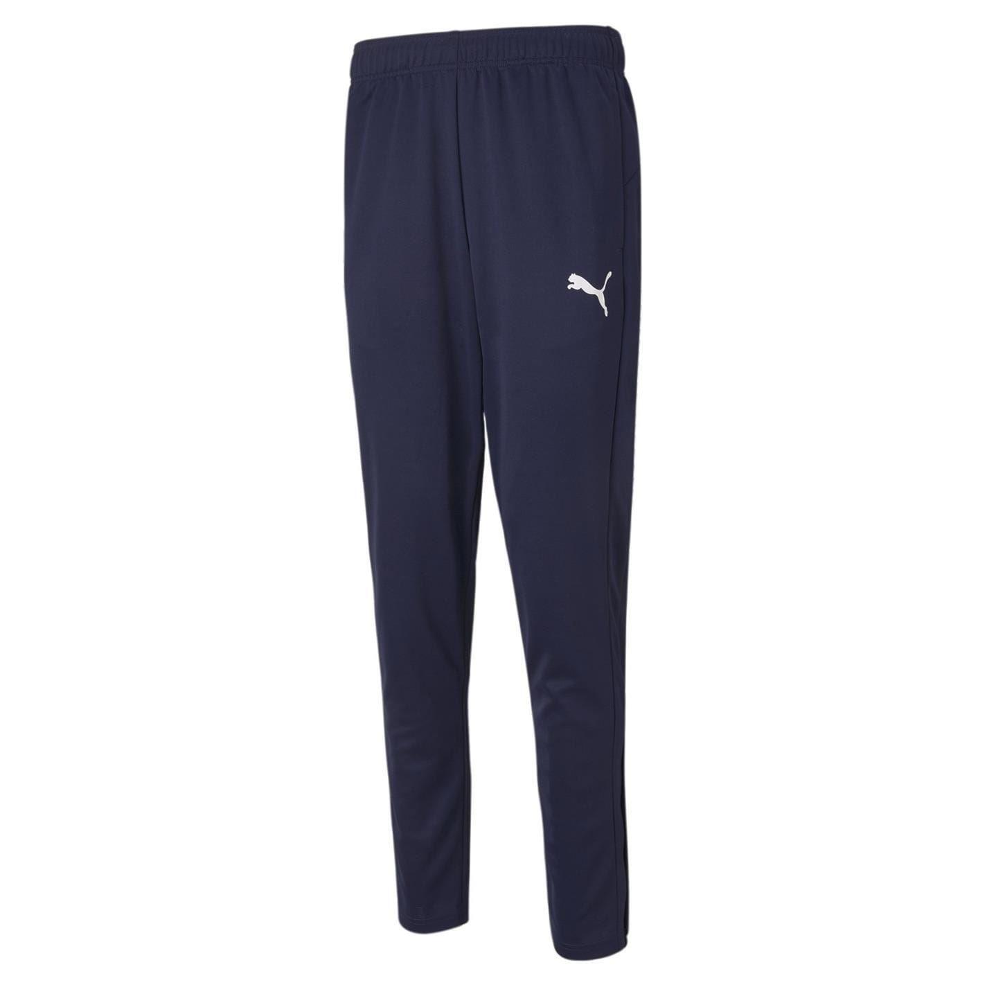 Puma Mens Logo Tapered Tracksuit Bottoms