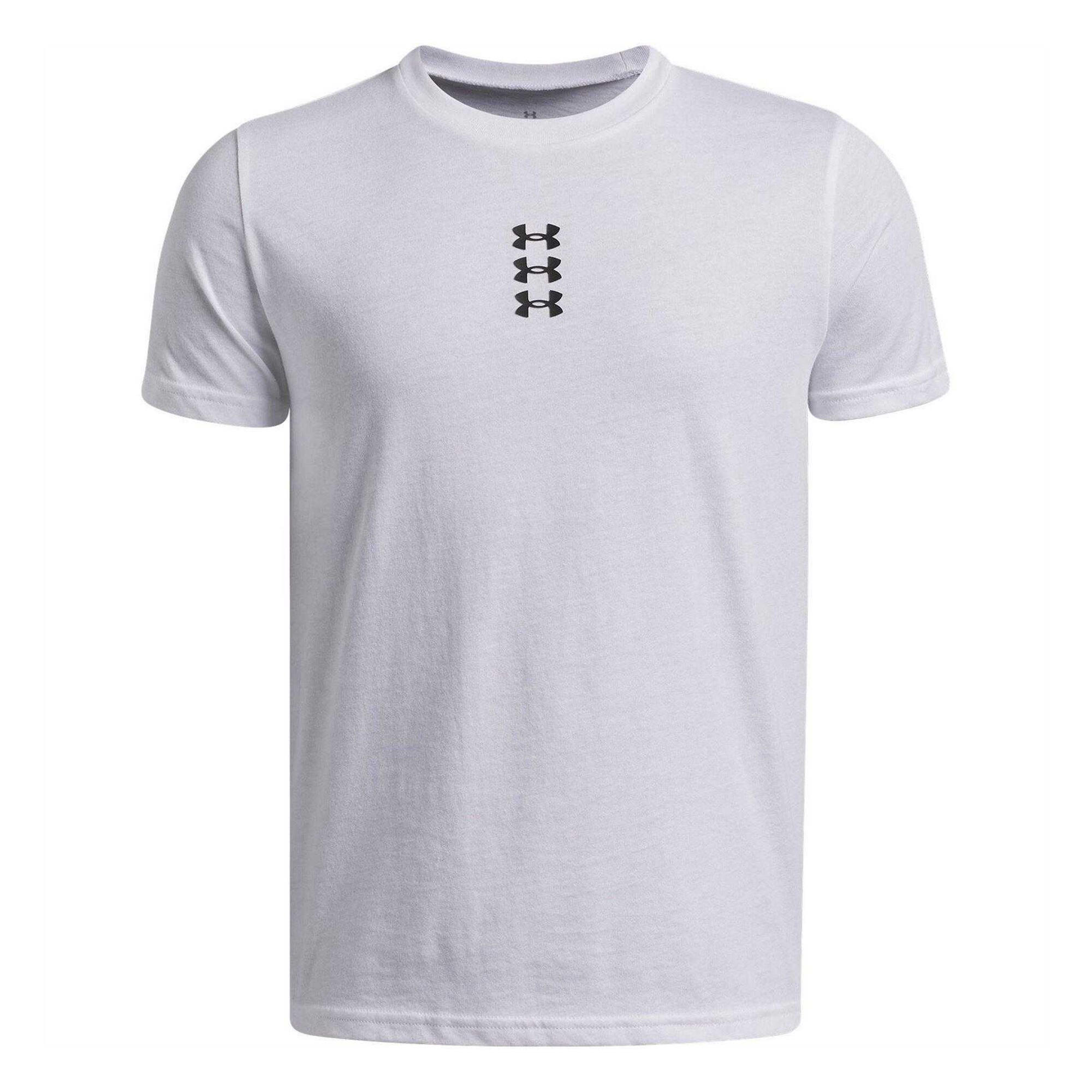 Under Armour Childrens/Kids Performance Triple Logo Basketball T-Shirt