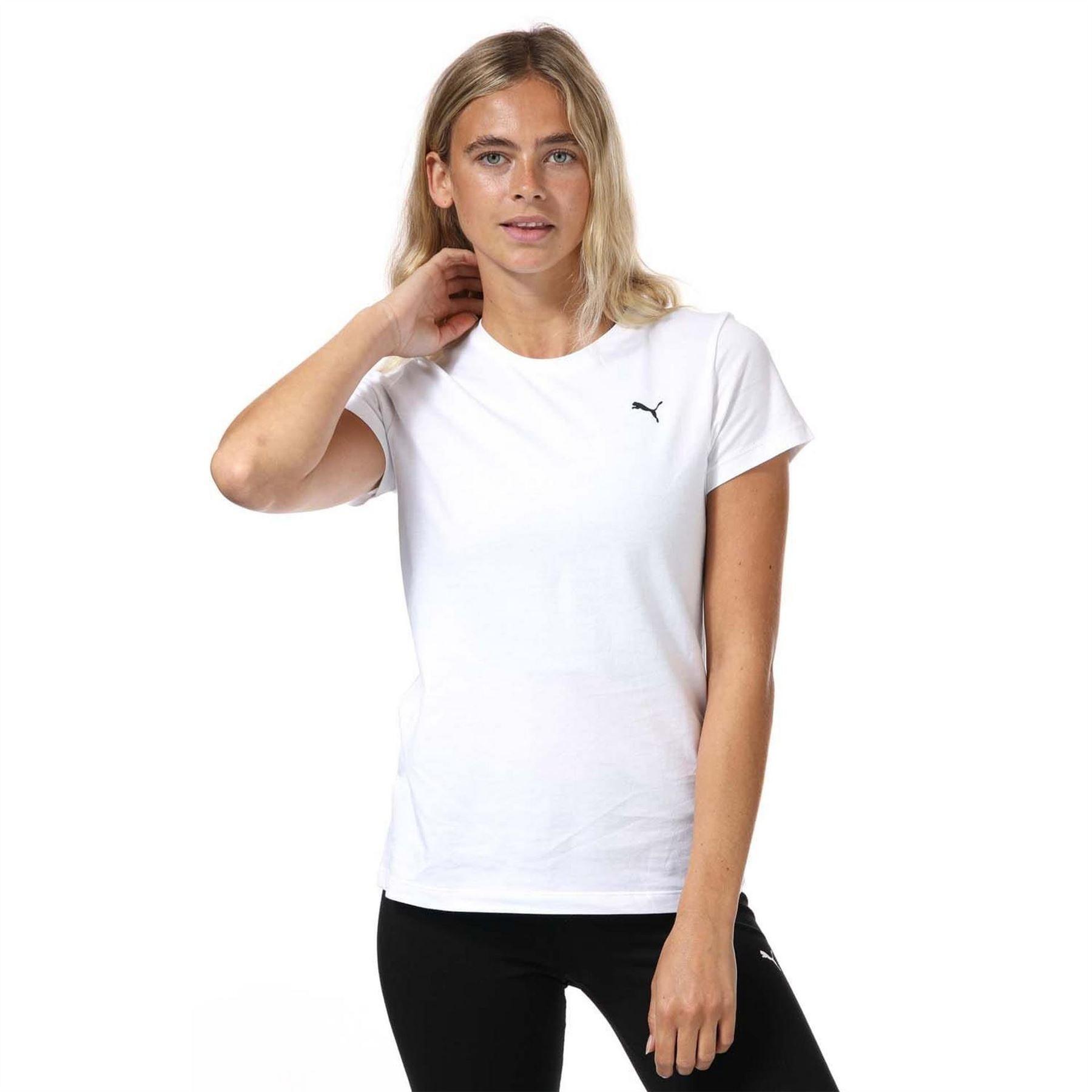 Puma Womens/Ladies Small Logo Cotton T-Shirt