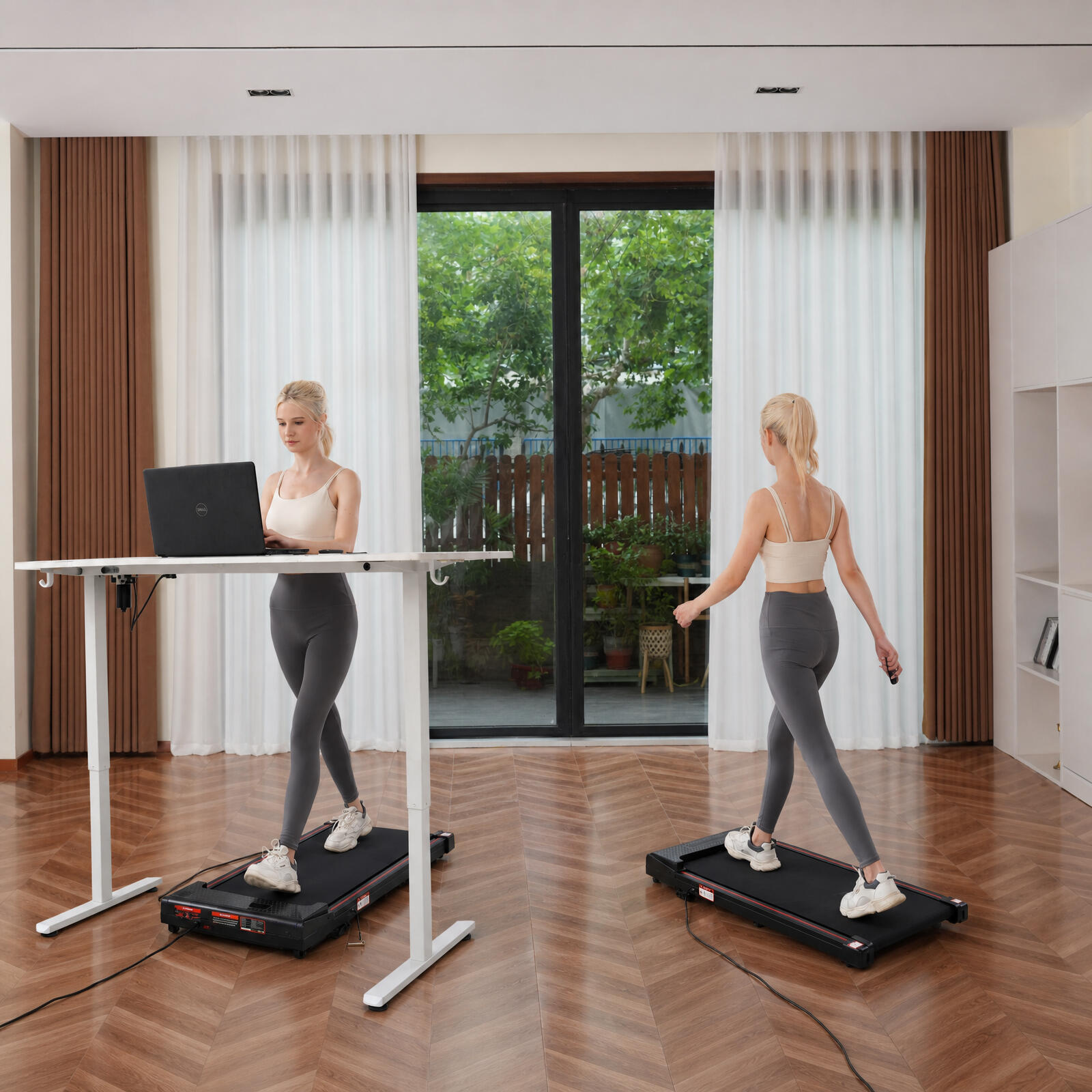 Bieżnia elektryczna fitness składana ZX1 6km/h 3 nachylenia do 13,41% LED 5/5