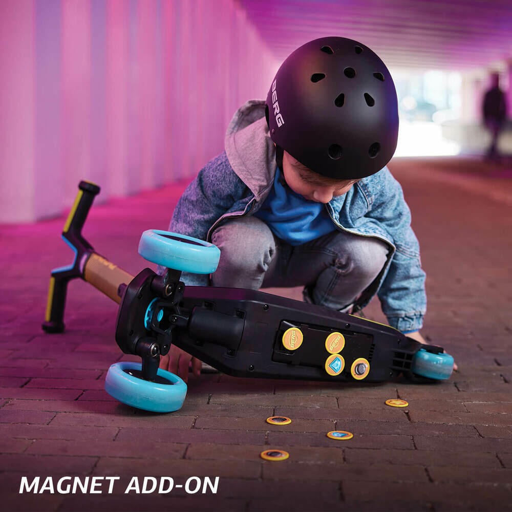 Step voor Kinderen, 2+ Jaar, Opvouwbaar, Magnet-Deck, Nexo Blauw 3/7