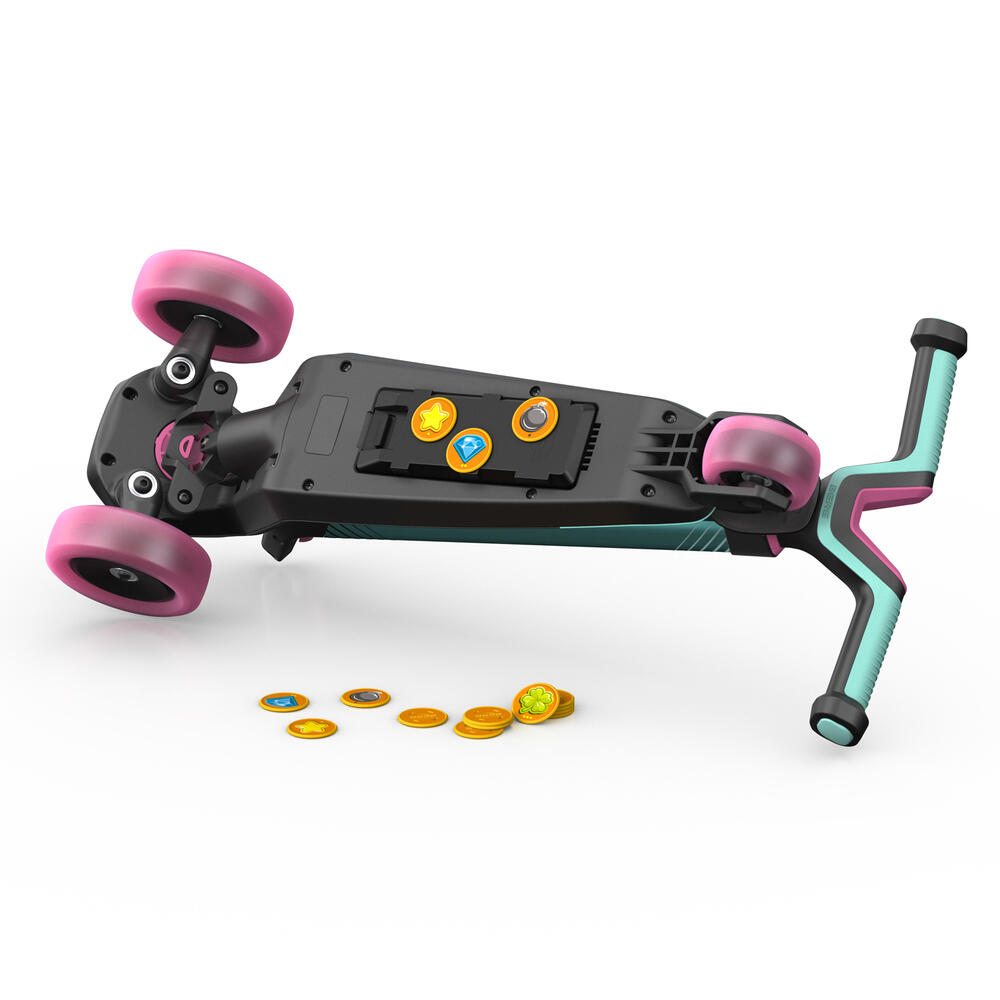 Step voor Kinderen, 2+ Jaar, Opvouwbaar, Magnet-Deck, Nexo Blauw 6/7