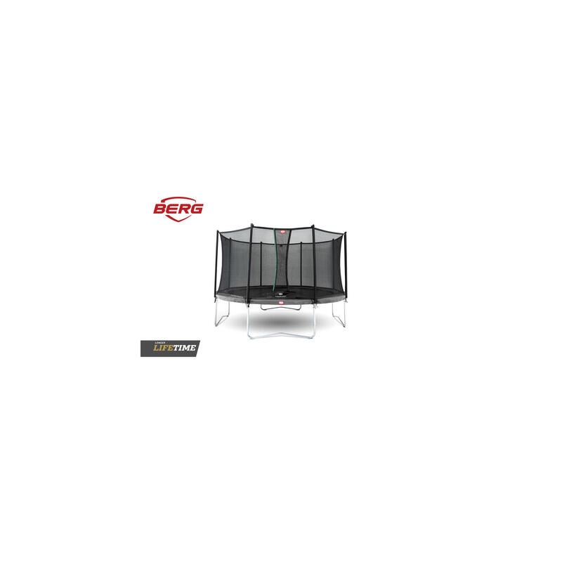 Trambulina cu plasa Comfort, Berg, Favorit Regular, 270 cm, Gri