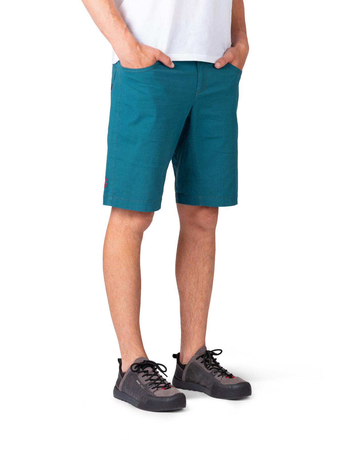 Pantaloncini sportivi ultraleggeri flessibili da uomo con 4 tasche RAFIKI blu 3/7