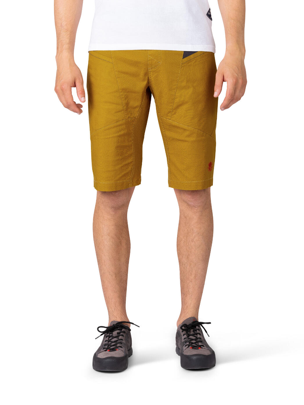 Calções de escalada de algodão para homem RAFIKI amarelo 4/6