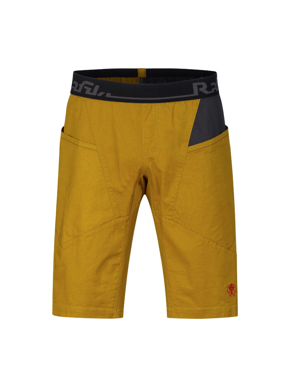 Calções de escalada de algodão para homem RAFIKI amarelo 1/6