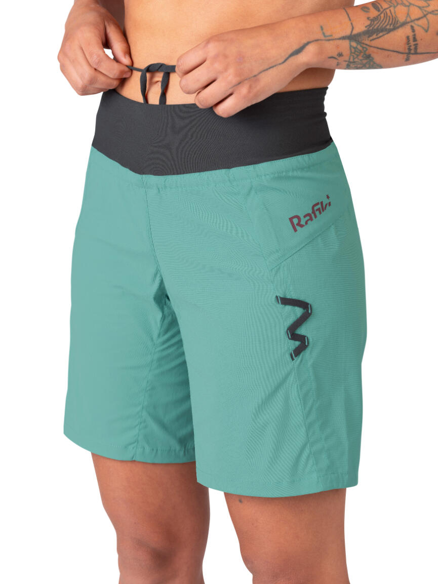 Short multiesport superligero para mujer RAFIKI verde oscuro 7/7