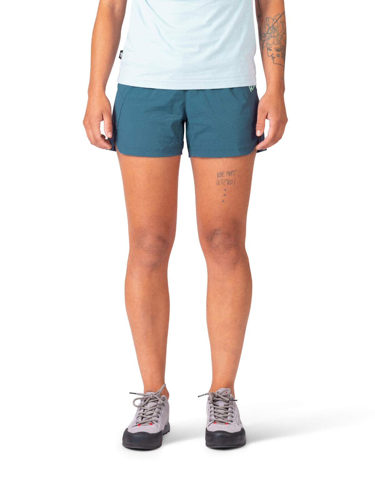 Calções multidesportos super leves para mulher RAFIKI azul escuro 3/7