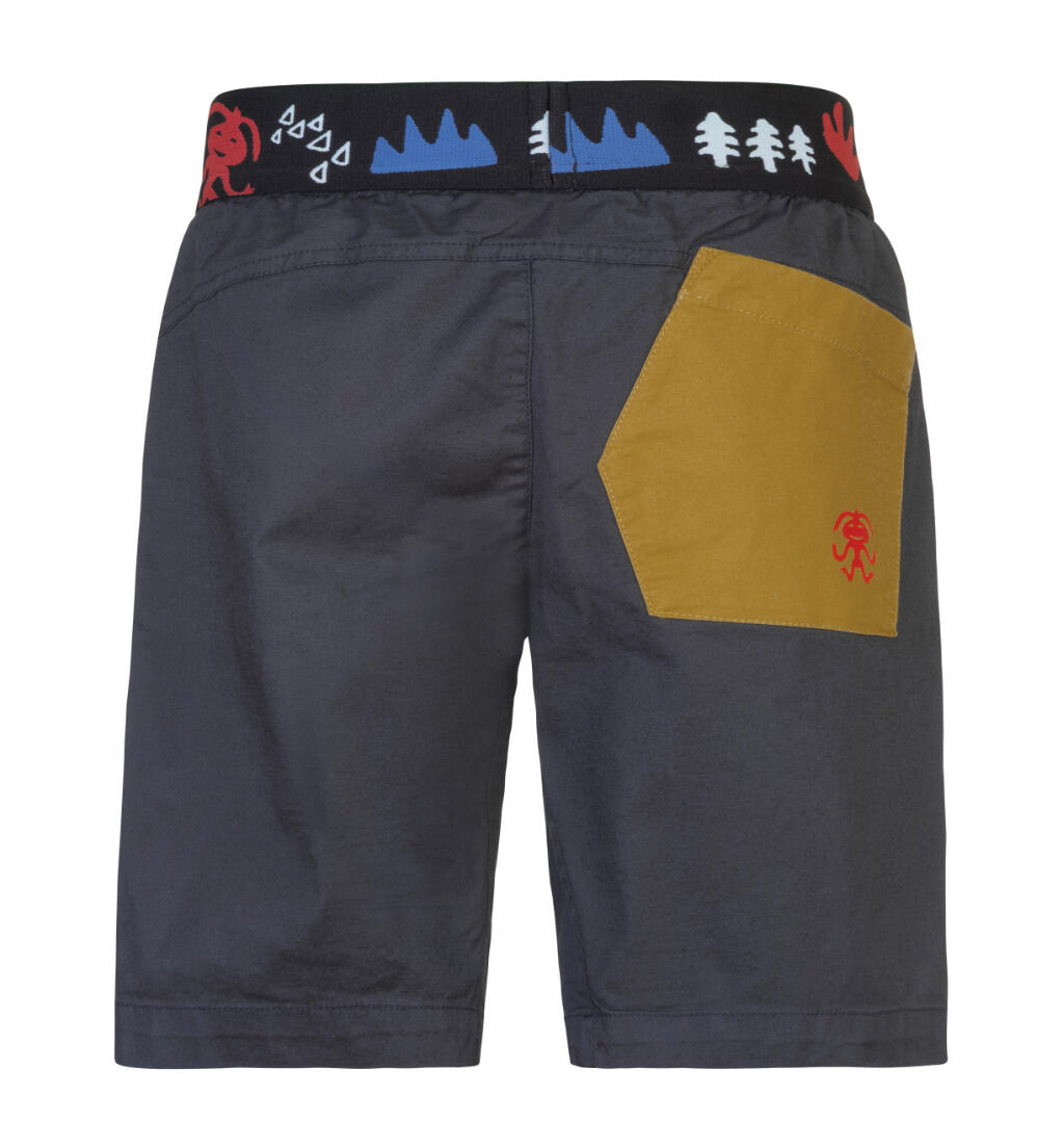 Pantaloni leggeri da bambino in cotone outdoor RAFIKI nero 2/2