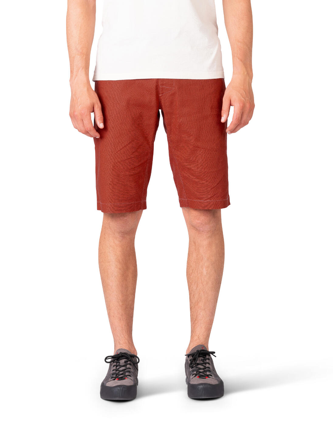 Pantaloncini sportivi da uomo in lino-cotone elasticizzato RAFIKI arancione 5/7