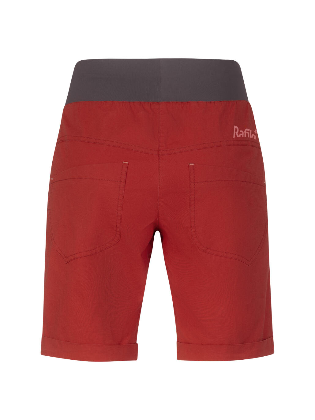 Calções desportivos de algodão leve para mulher RAFIKI vermelho 2/7