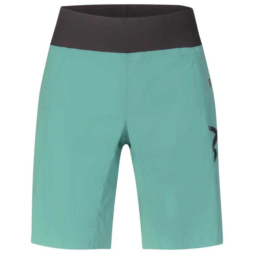 Women's super lightweight multisport boyfit shorts RAFIKI dark green