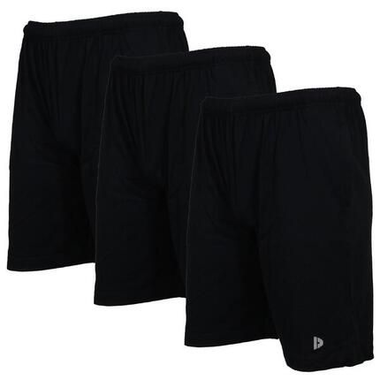 Lot de 3 shorts de jogging slim pour homme, 100 % coton