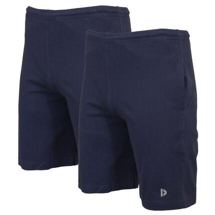 Lot de 2 shorts de jogging slim pour homme, 100 % coton