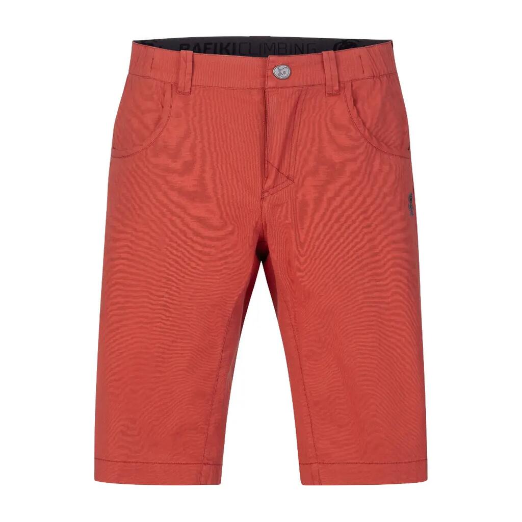 Men's ultralight flexible sports shorts with 4 pockets RAFIKI red