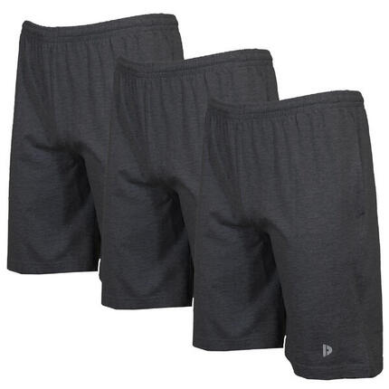 Lot de 3 shorts de jogging slim pour homme, 100 % coton