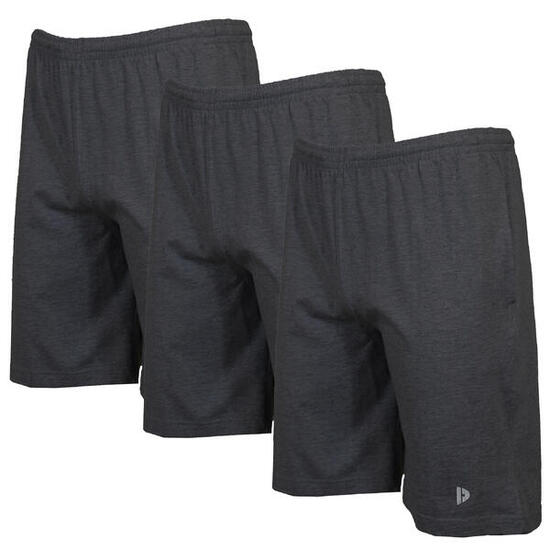 Lot de 3 shorts de jogging slim pour homme, 100 % coton