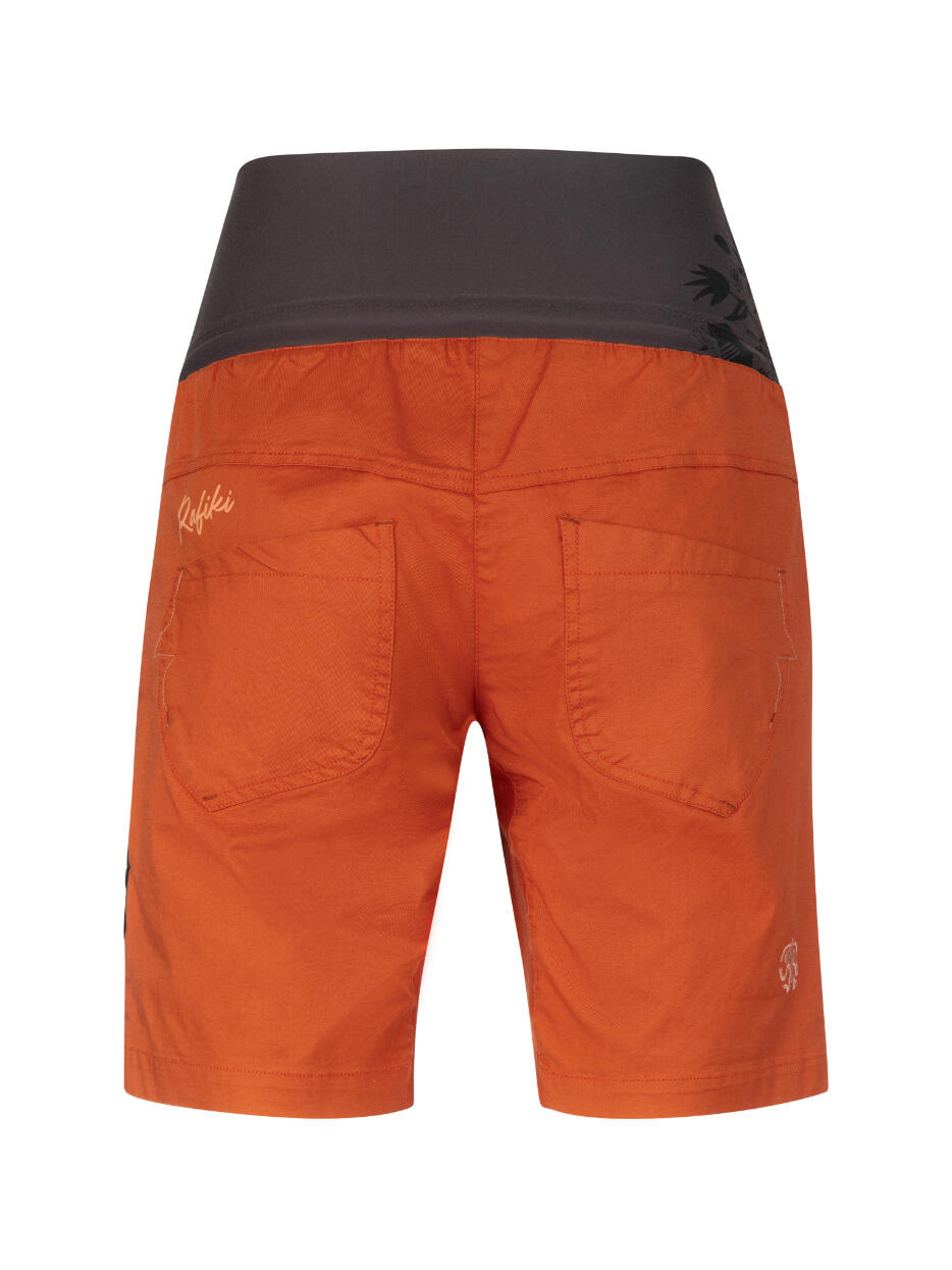Pantaloncini da arrampicata performanti da donna RAFIKI con vita convertibile 2/7