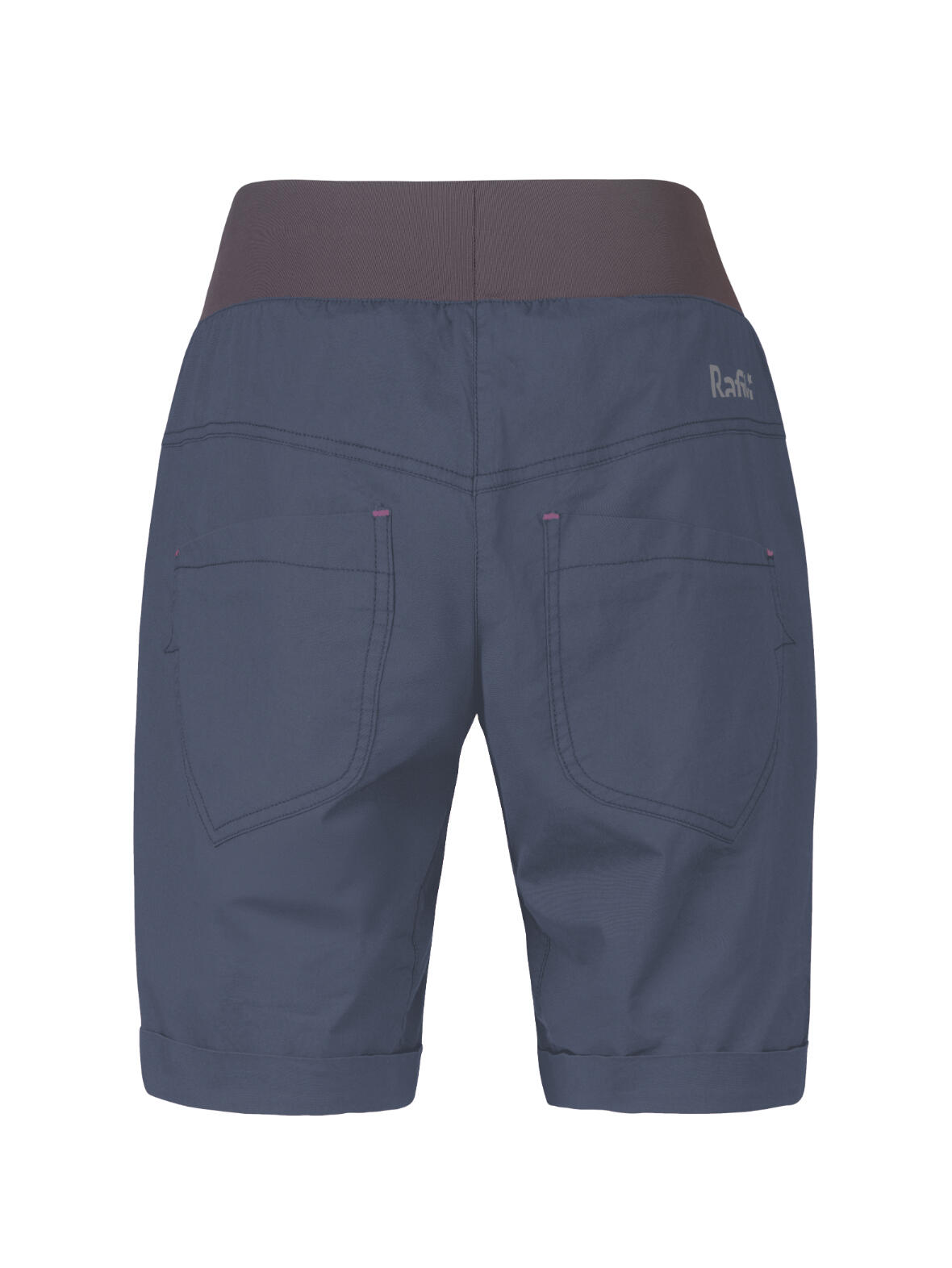 Calções desportivos de algodão leve RAFIKI azul escuro para mulher 2/7