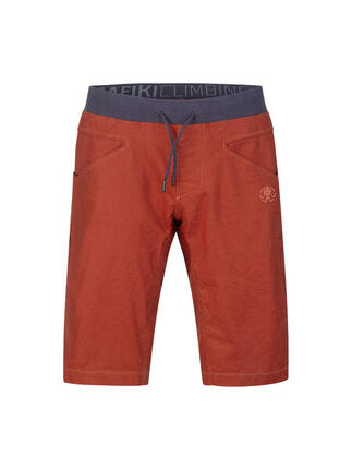Short de sport léger en lin-coton extensible pour hommes RAFIKI orange