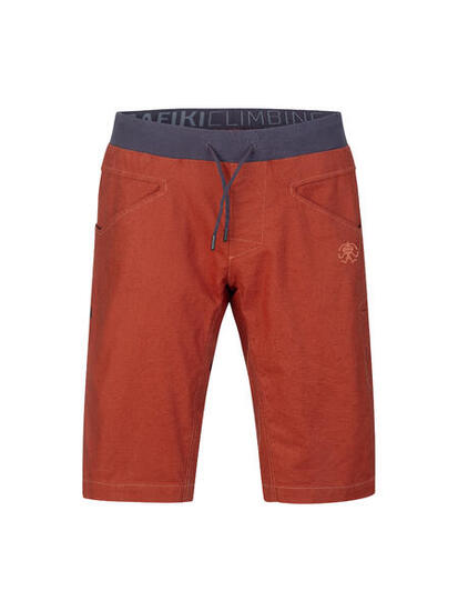 Short de sport léger en lin-coton extensible pour hommes RAFIKI orange