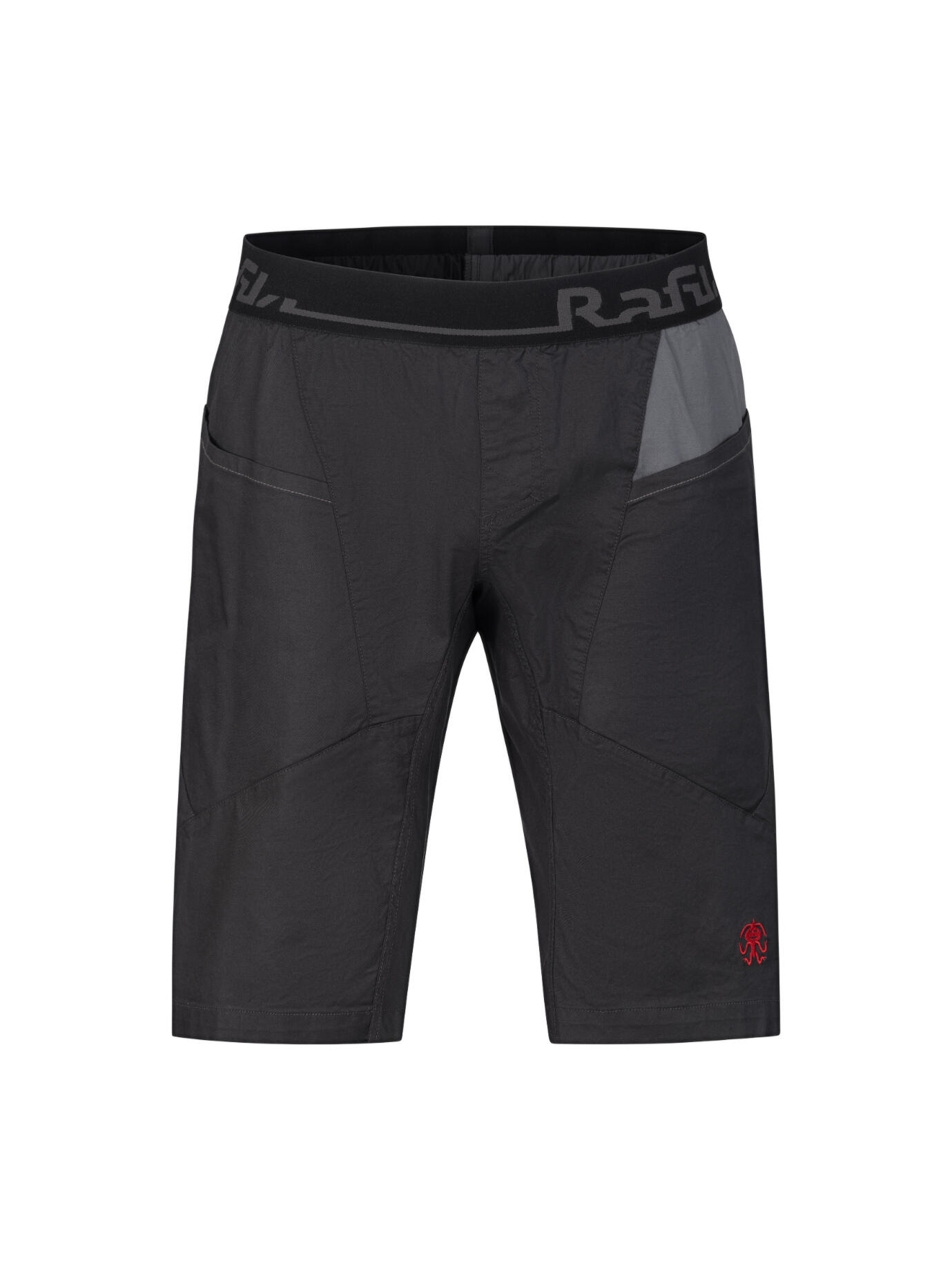 Calções de escalada de algodão para homem RAFIKI preto 1/6