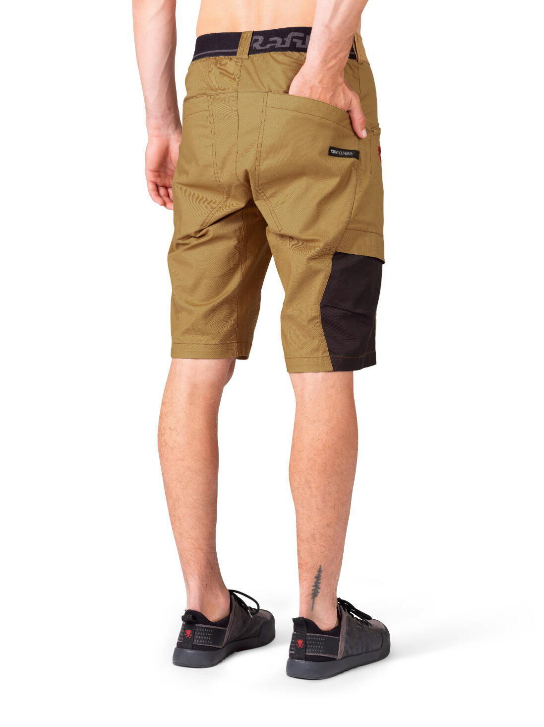 Calções desportivos clássicos versáteis para homem RAFIKI castanho 4/7