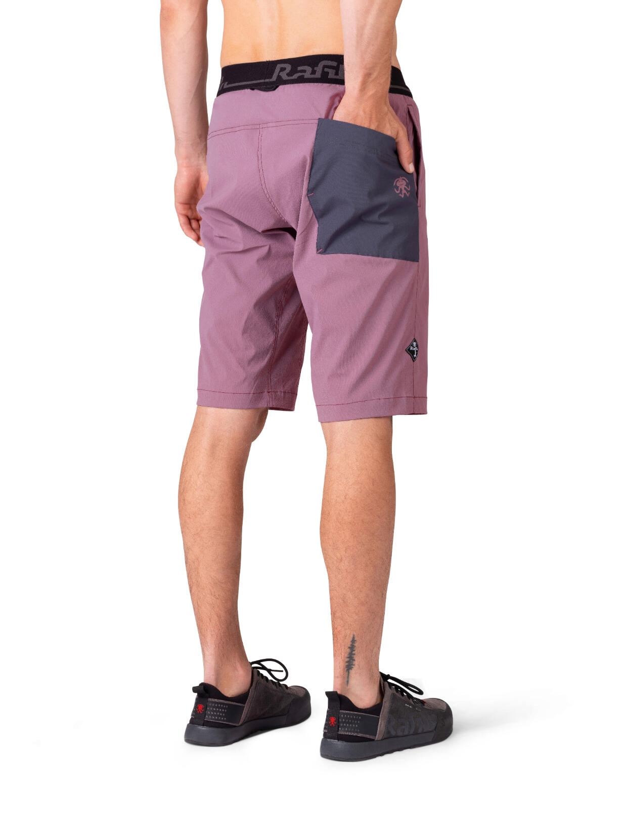 Pantaloncini multisport superleggeri da uomo RAFIKI viola 4/7