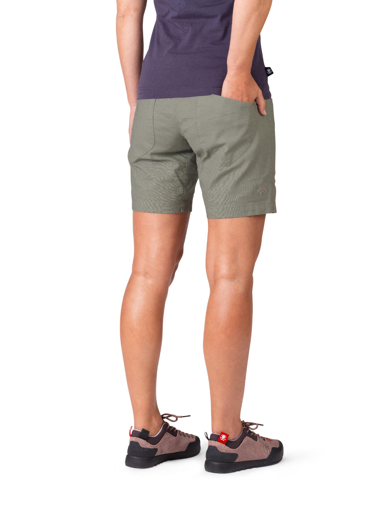 Pantalones cortos  para mujer de lino-algodón ligero y elástico RAFIKI 4/7