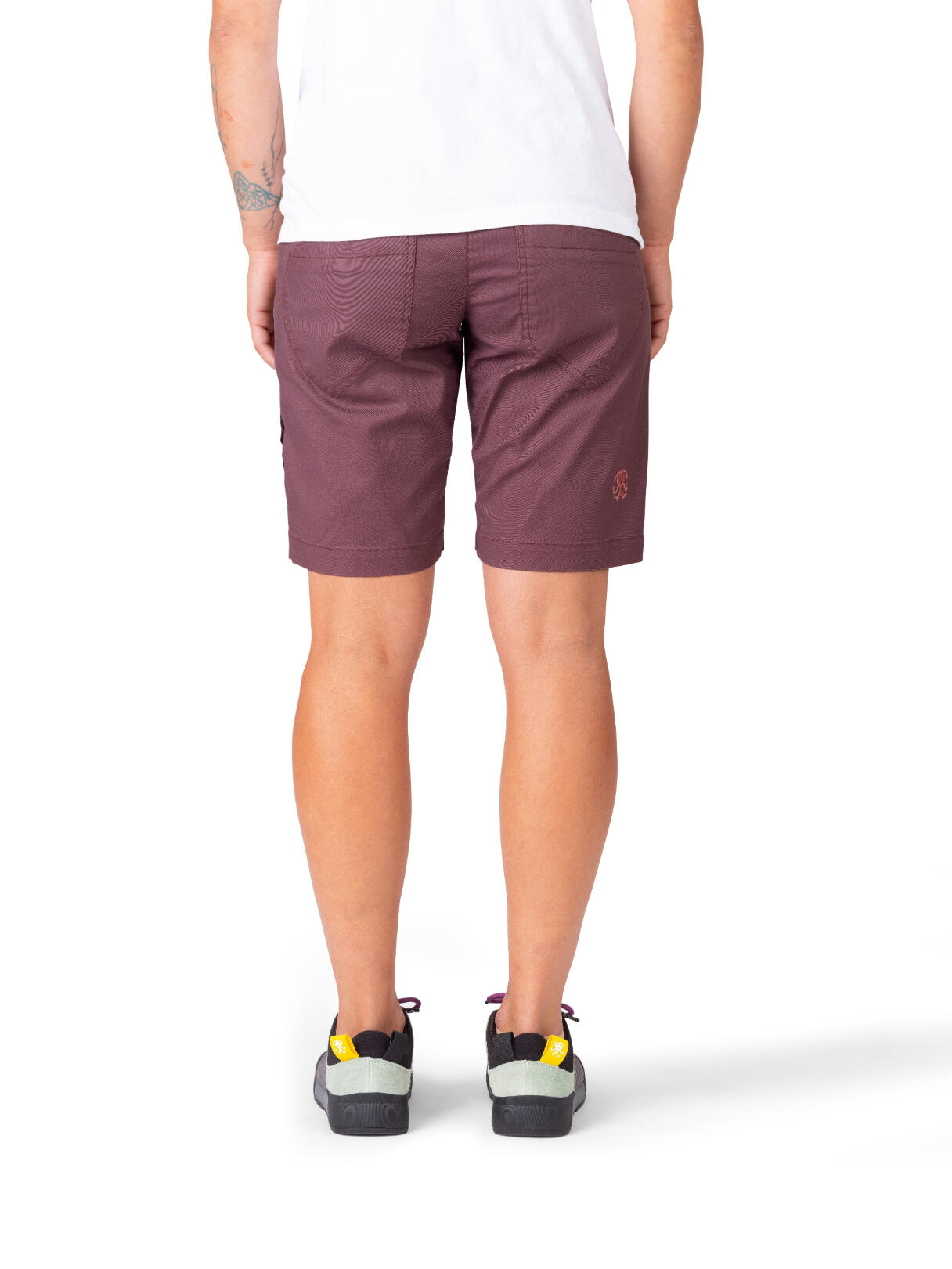 Calções de desempenho para mulher RAFIKI com cintura convertível roxo 6/7
