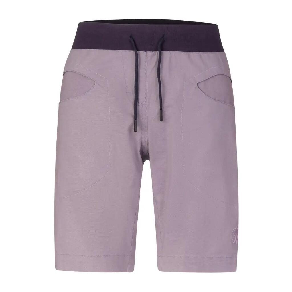 Women's lightweight stretch linen-cotton climbing shorts RAFIKI pink