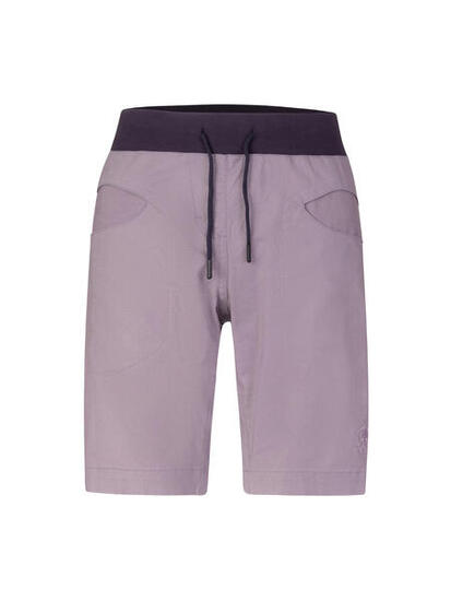 Short d'escalade léger en lin-coton extensible pour femmes RAFIKI rose