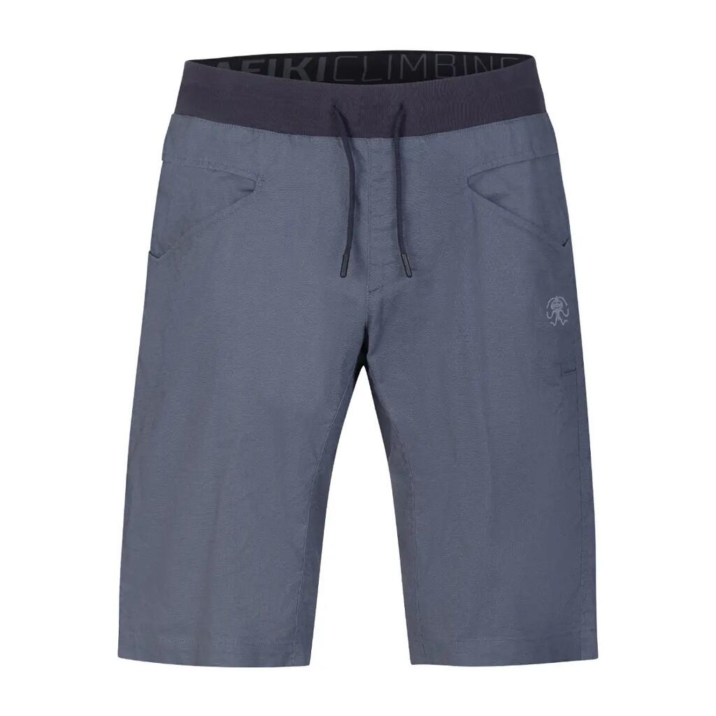 Men's lightweight stretch linen-cotton sports shorts RAFIKI blue
