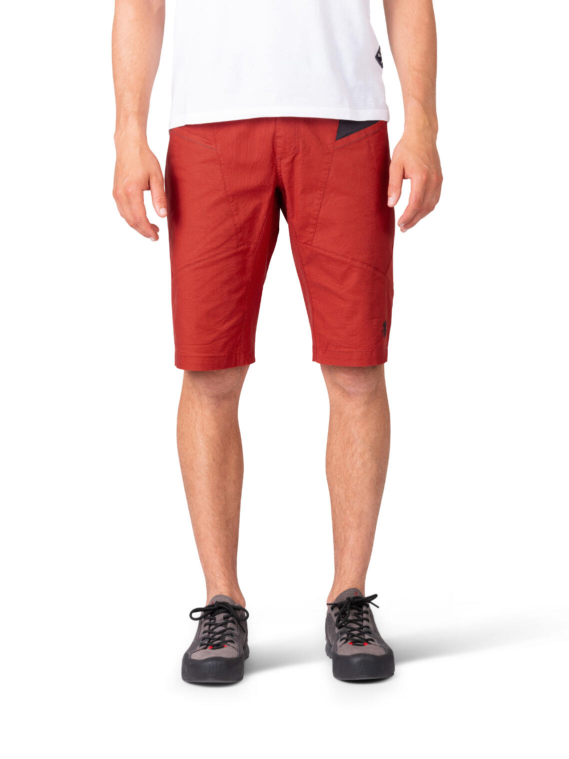 Pantaloncini da arrampicata da uomo in cotone performante RAFIKI rosso 4/6