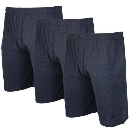 Lot de 3 shorts de jogging slim pour homme, 100 % coton