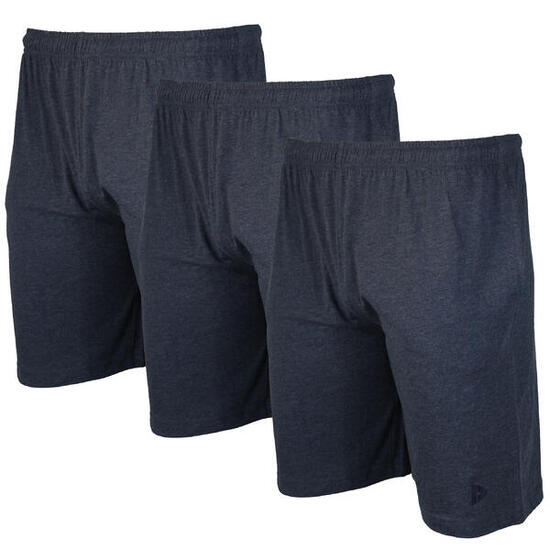 Lot de 3 shorts de jogging slim pour homme, 100 % coton