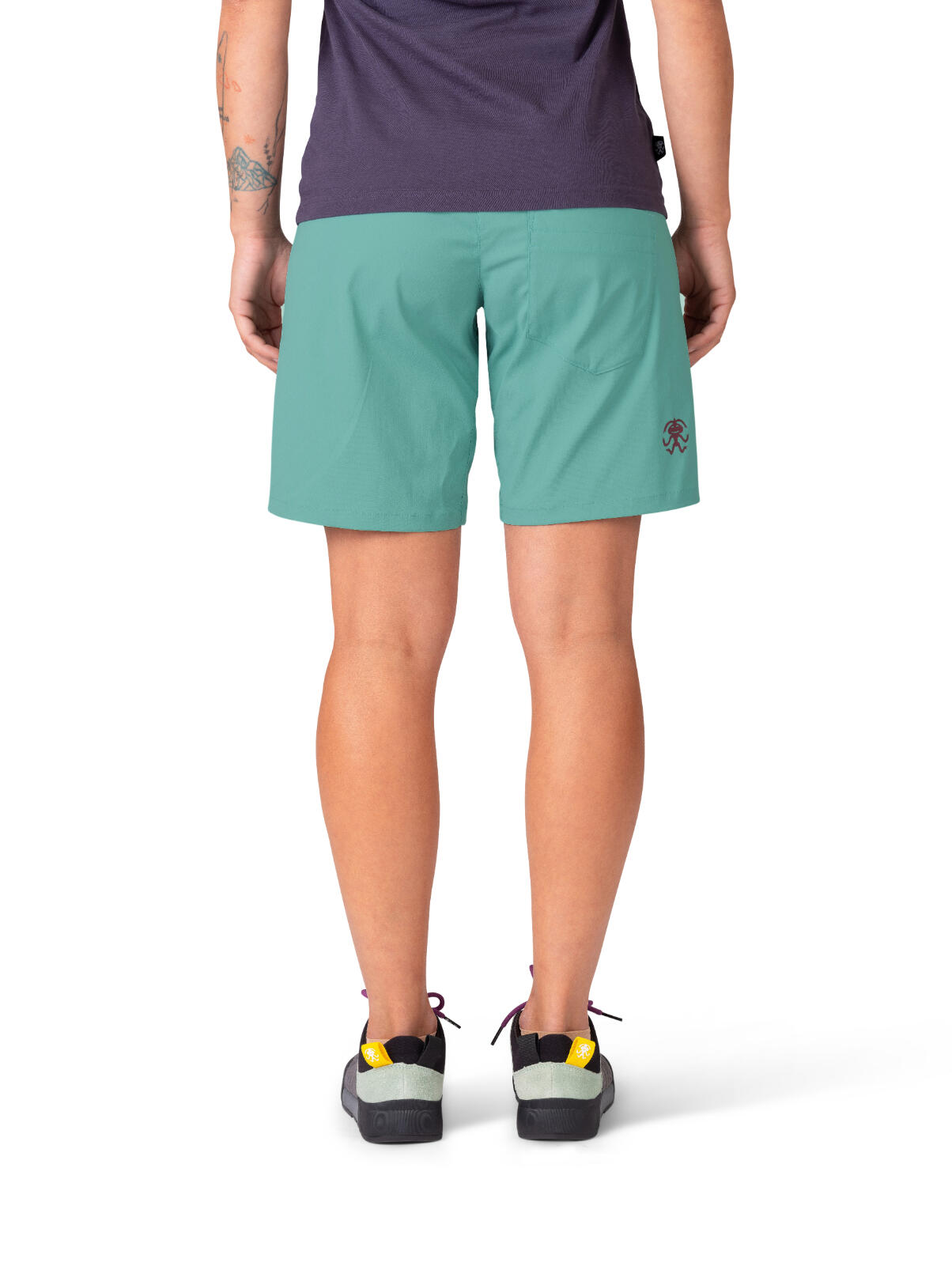 Short multiesport superligero para mujer RAFIKI verde oscuro 4/7